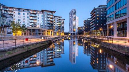 Leeds riverside