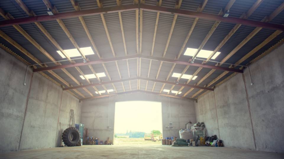 a farm waste store facility