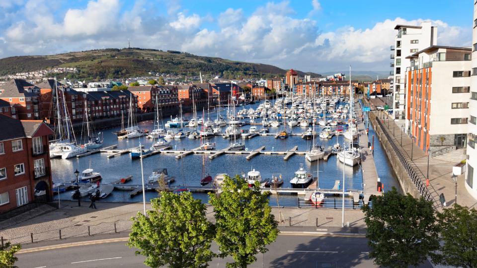 Photograph of Swansea Marina
