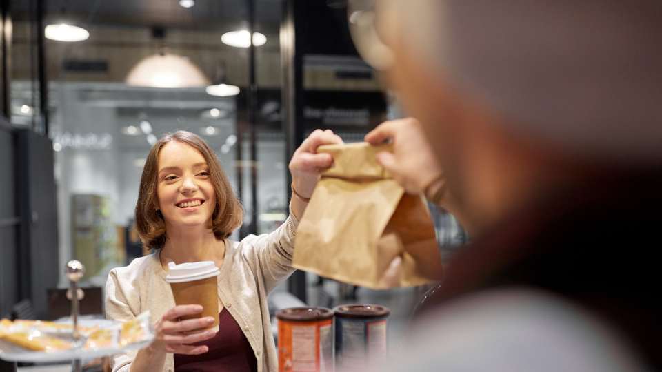Paper takeaway bag