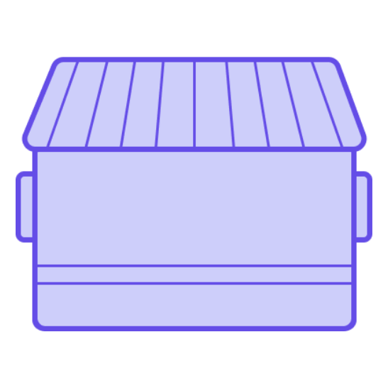 Front End loader FEL bin icon