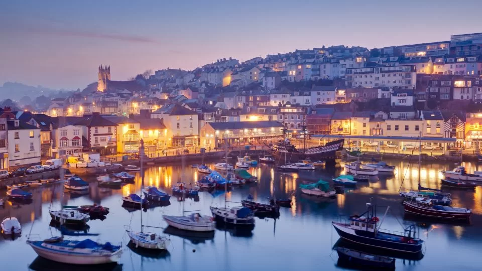 Devon during sunset